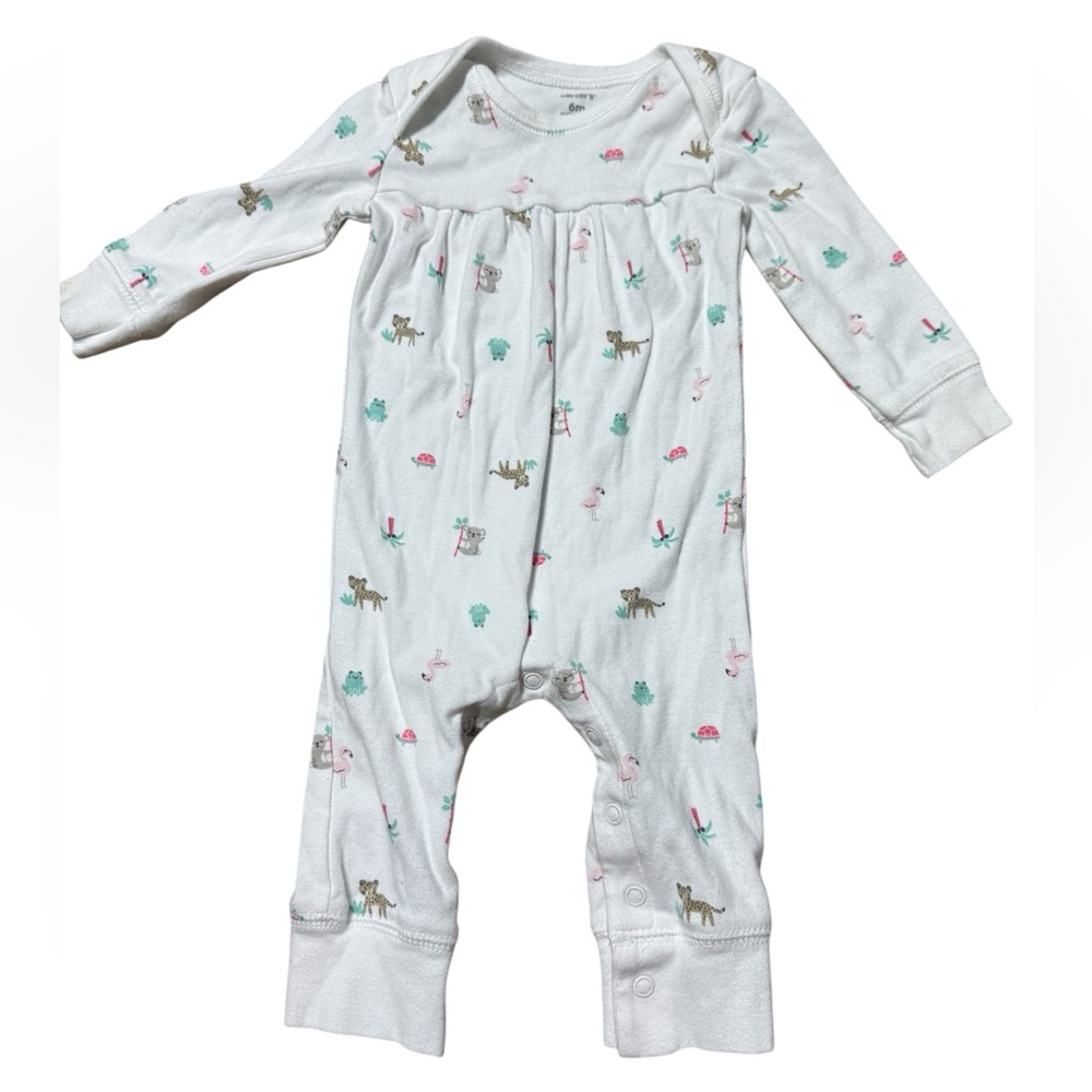 Carters baby girl onesie size 6m